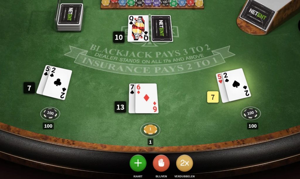 blackjack tafel
